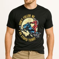 Don't Follow Me I Do Stupid Things Snowmobile Motor Sled Performance Shirt