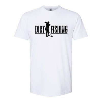 Dirt Fishing Metal Detecting Treasure Hunting Detectorist Softstyle® CVC T-Shirt