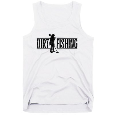 Dirt Fishing Metal Detecting Treasure Hunting Detectorist Tank Top