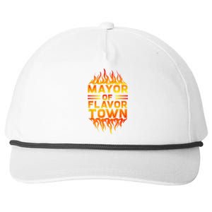 Design For Mayor Of Flavor Town Snapback Five-Panel Rope Hat