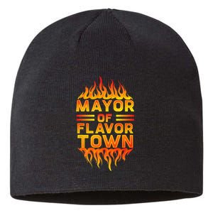 Design For Mayor Of Flavor Town Sustainable Beanie