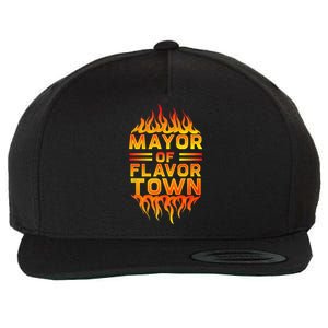 Design For Mayor Of Flavor Town Wool Snapback Cap