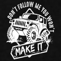 Don't Follow Me You Won't Make It Ladies PosiCharge Tri-Blend Wicking Tank