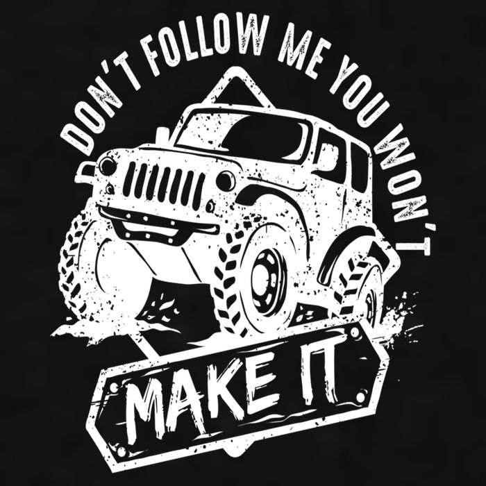 Don't Follow Me You Won't Make It Ladies PosiCharge Tri-Blend Wicking Tank