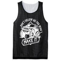 Don't Follow Me You Won't Make It Mesh Reversible Basketball Jersey Tank