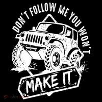 Don't Follow Me You Won't Make It Sustainable Knit Beanie