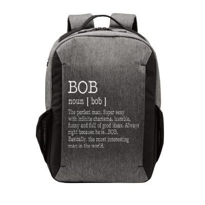 Definition First Name Bob Vector Backpack