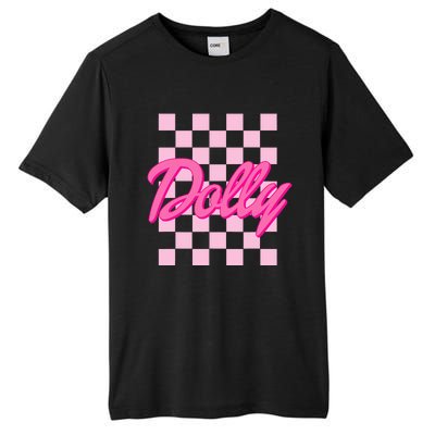 Dolly First Name Style 70s Personalized Gift Tall Fusion ChromaSoft Performance T-Shirt