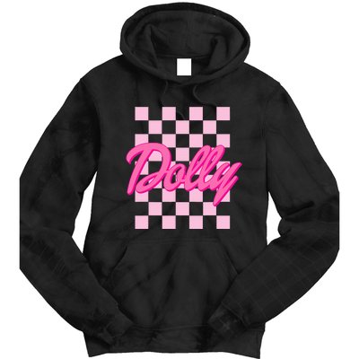 Dolly First Name Style 70s Personalized Gift Tie Dye Hoodie