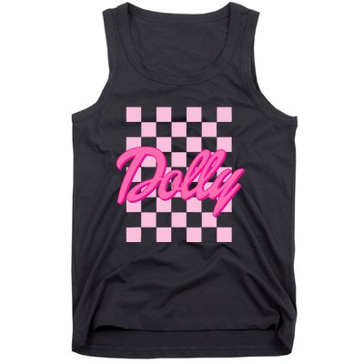 Dolly First Name Style 70s Personalized Gift Tank Top