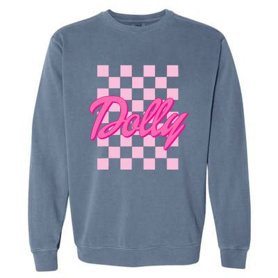 Dolly First Name Style 70s Personalized Gift Garment-Dyed Sweatshirt