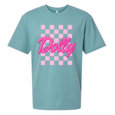 Dolly First Name Style 70s Personalized Gift Sueded Cloud Jersey T-Shirt