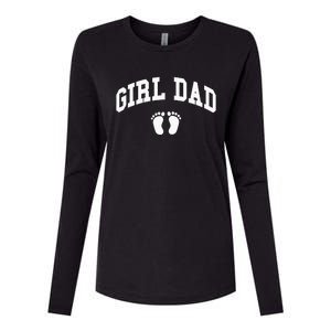 Dad Father of Proud New Dad Classic Womens Cotton Relaxed Long Sleeve T-Shirt