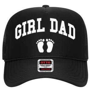 Dad Father of Proud New Dad Classic High Crown Mesh Back Trucker Hat