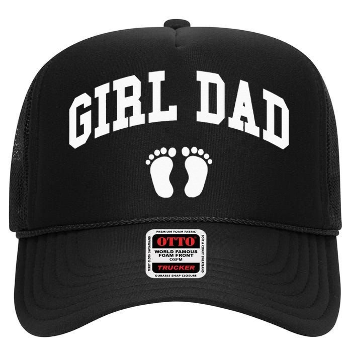 Dad Father of Proud New Dad Classic High Crown Mesh Back Trucker Hat