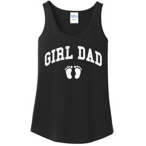 Dad Father of Proud New Dad Classic Ladies Essential Tank