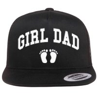 Dad Father of Proud New Dad Classic Flat Bill Trucker Hat