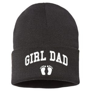 Dad Father of Proud New Dad Classic Sustainable Knit Beanie