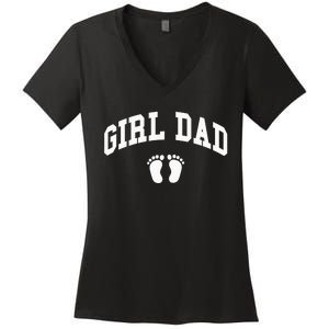 Dad Father of Proud New Dad Classic Women's V-Neck T-Shirt