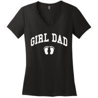 Dad Father of Proud New Dad Classic Women's V-Neck T-Shirt