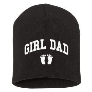 Dad Father of Proud New Dad Classic Short Acrylic Beanie