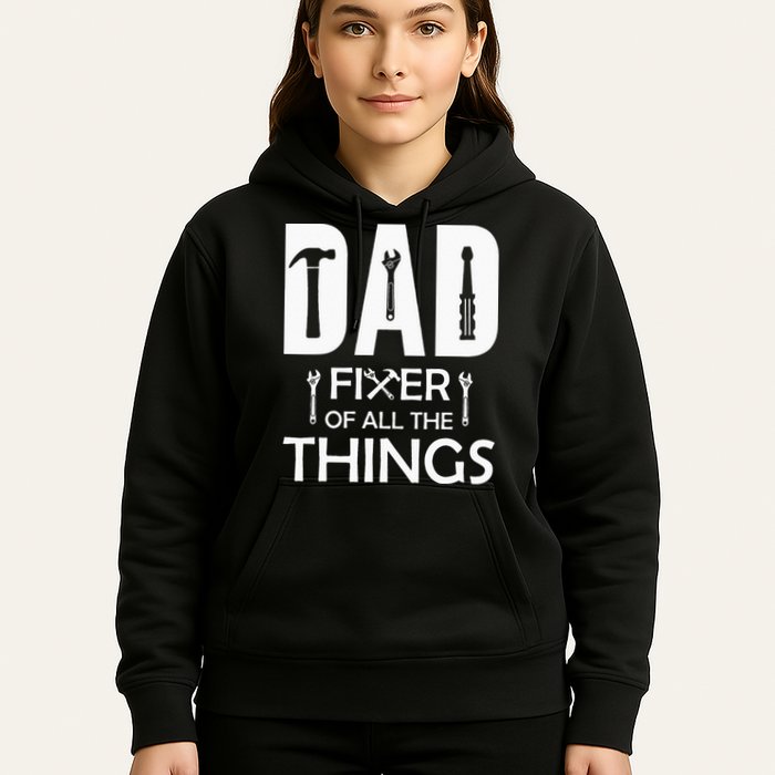 Dad Fixer Of All Things Tools Dad Jokes Fars Day Hoodie