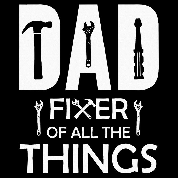 Dad Fixer Of All Things Tools Dad Jokes Fars Day Button