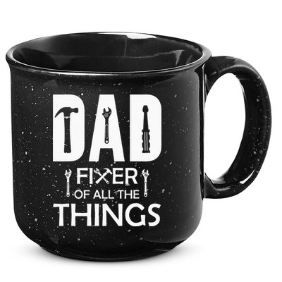 Dad Fixer Of All Things Tools Dad Jokes Fars Day 15oz Campfire Ceramic Mug