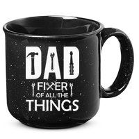 Dad Fixer Of All Things Tools Dad Jokes Fars Day 15oz Campfire Ceramic Mug