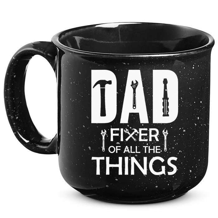 Dad Fixer Of All Things Tools Dad Jokes Fars Day 15oz Campfire Ceramic Mug