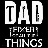 Dad Fixer Of All Things Tools Dad Jokes Fars Day Flatbill Hat