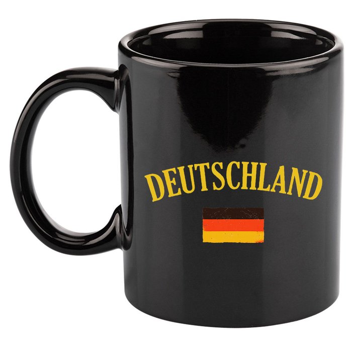 Deutschland Flag Of Germany Flag 11oz C Handle Ceramic Mug