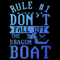 Dont Fall Off Dragon Boat Racing Lover Boats Racer Boating Great Gift Impact Tech Backpack