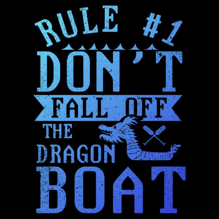 Dont Fall Off Dragon Boat Racing Lover Boats Racer Boating Great Gift Impact Tech Backpack