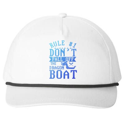 Dont Fall Off Dragon Boat Racing Lover Boats Racer Boating Great Gift Snapback Five-Panel Rope Hat