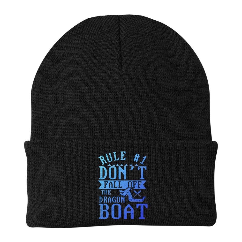 Dont Fall Off Dragon Boat Racing Lover Boats Racer Boating Great Gift Beanie