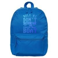 Dont Fall Off Dragon Boat Racing Lover Boats Racer Boating Great Gift 16 in Basic Backpack