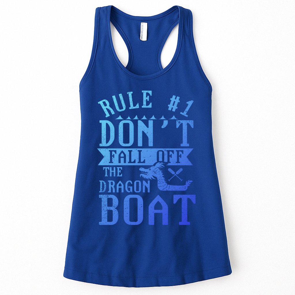 Dont Fall Off Dragon Boat Racing Lover Boats Racer Boating Great Gift Womens Tank Top