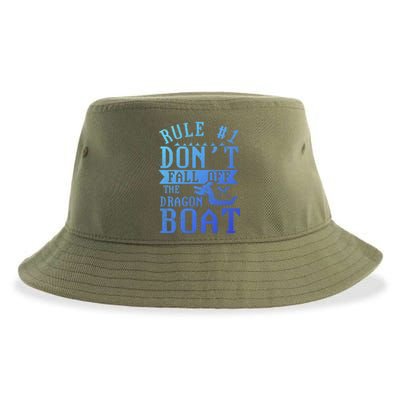 Dont Fall Off Dragon Boat Racing Lover Boats Racer Boating Great Gift Sustainable Bucket Hat