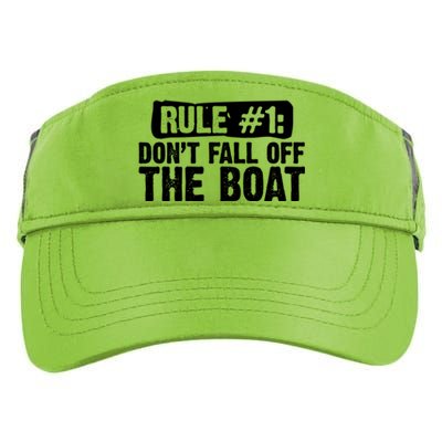 Dont Fall Off The Boat Cruise Sailing Captains Gift Adult Drive Performance Visor