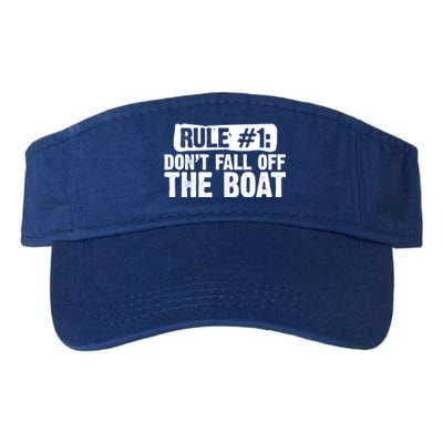 Dont Fall Off The Boat Cruise Sailing Captains Gift Valucap Bio-Washed Visor