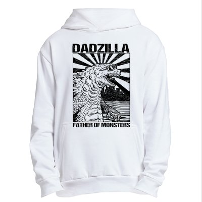 Dadzilla Father Of Monsters Urban Pullover Hoodie