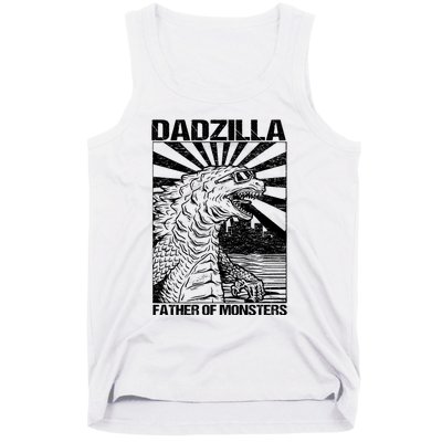 Dadzilla Father Of Monsters Tank Top