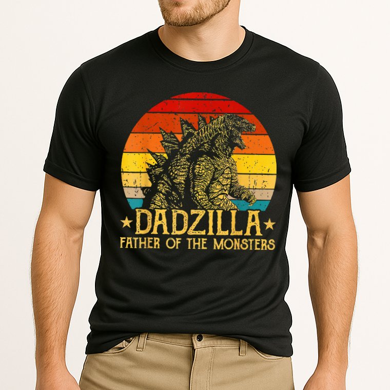 Dadzilla Father Of The Monsters Sunset Performance Shirt