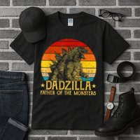 Dadzilla Father Of The Monsters Sunset Tall T-Shirt