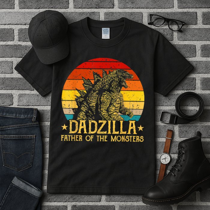 Dadzilla Father Of The Monsters Sunset Tall T-Shirt