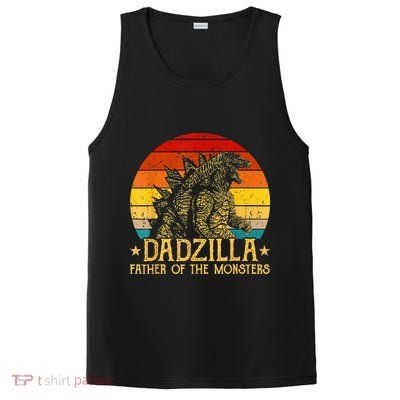 Dadzilla Father Of The Monsters Sunset PosiCharge Competitor Tank