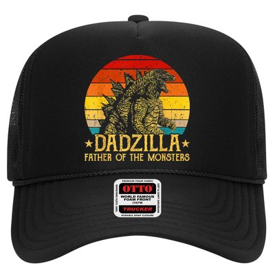 Dadzilla Father Of The Monsters Sunset Trucker Hat