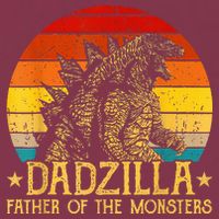 Dadzilla Father Of The Monsters Sunset 16oz Travel Tumbler