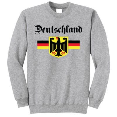 Deutschland Flag Of German Eagle Germany German Tall Sweatshirt